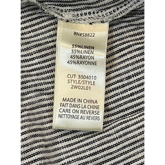 NWOT Max Studio Linen Womens Easy Leg Pant Size 1XL - Picture 8 of 9